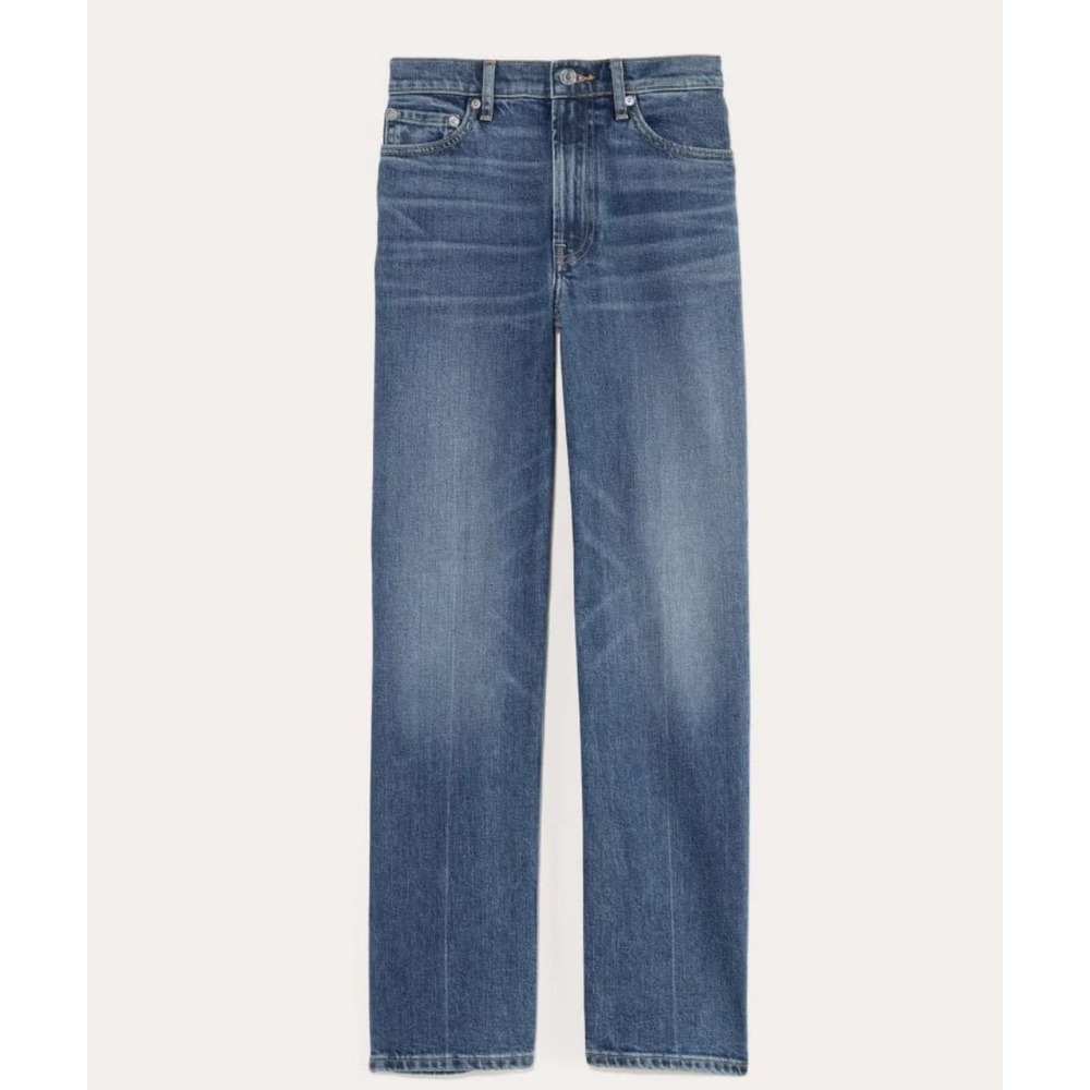 Everlane Women's Straight Leg Blue Wash Denim Jeans Size 29